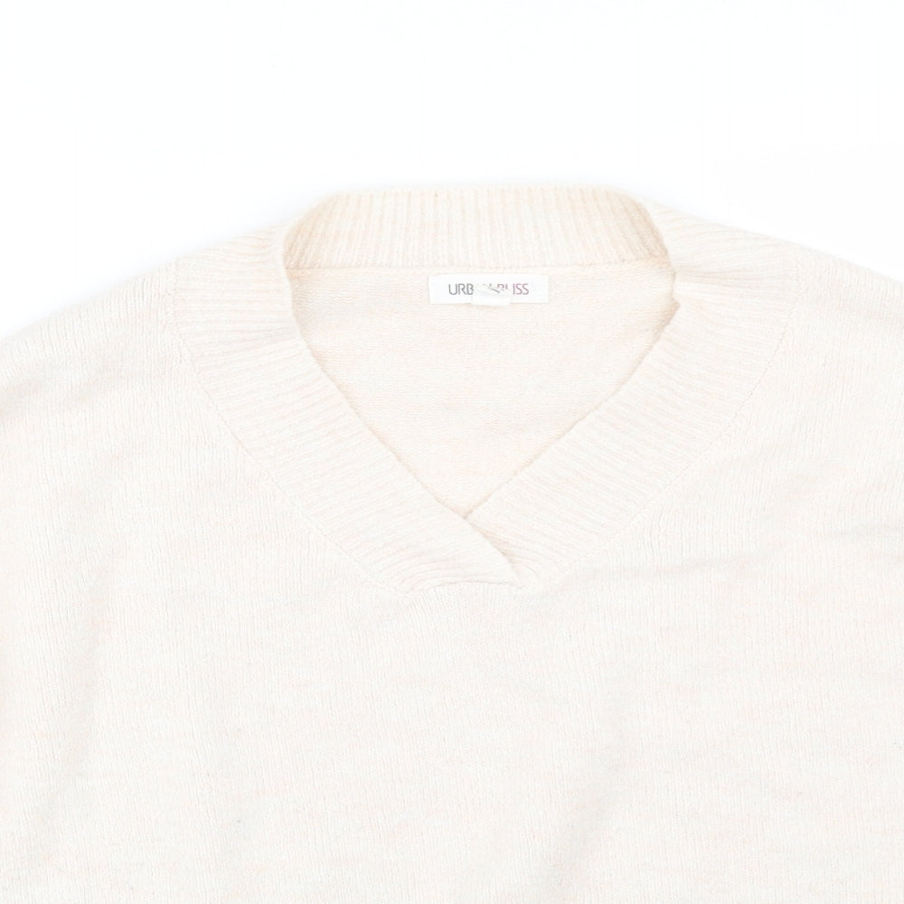 Womens UK Size 12 Urban bliss Beige Pullover Jumper