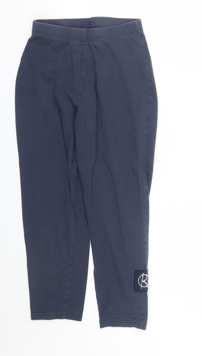 Leisurewear express Womens Blue   Cropped Leggings Size S