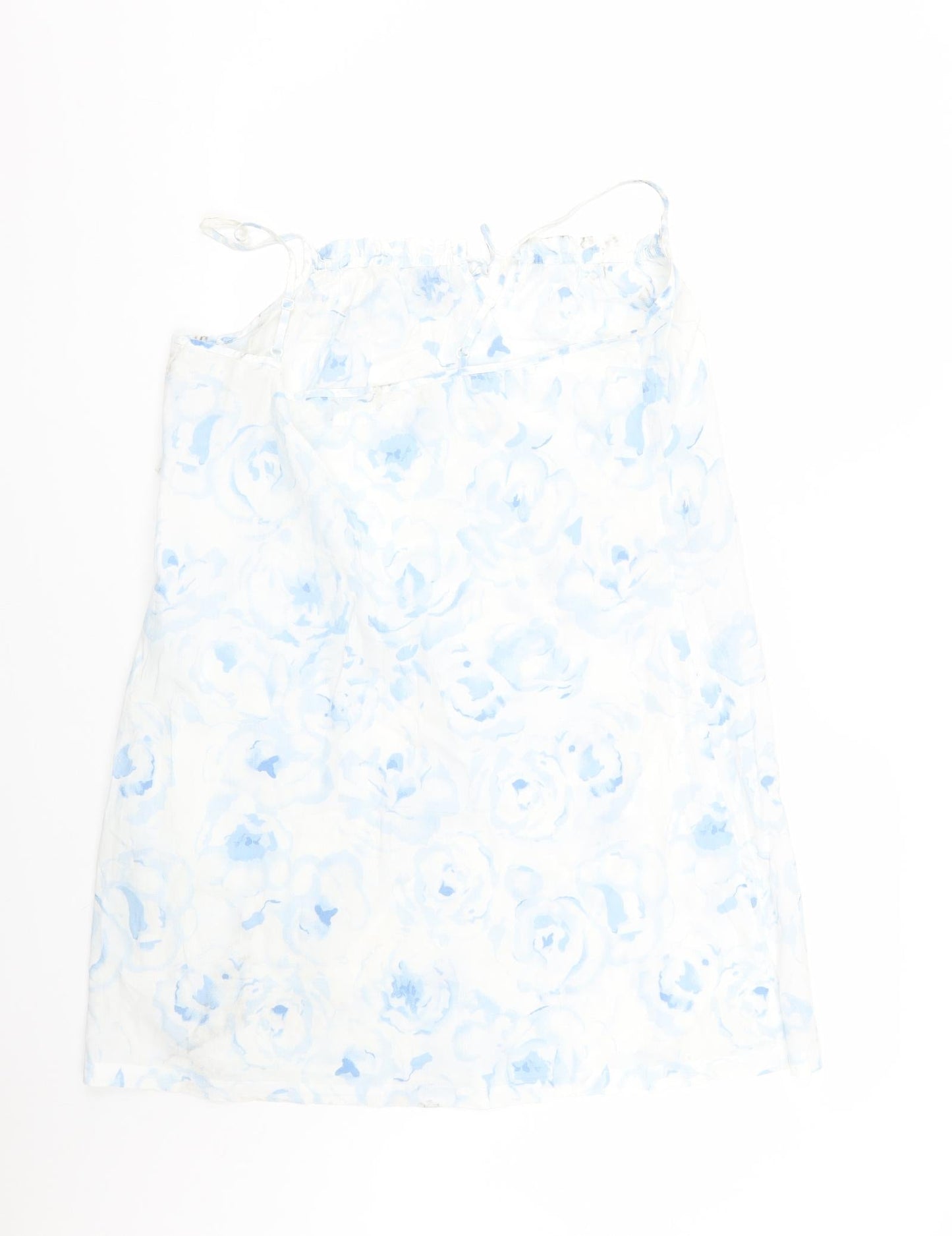 Womens UK Size L Per Una White Basic Tank