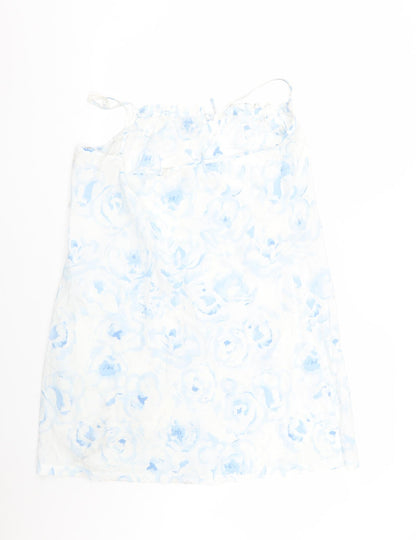 Womens UK Size L Per Una White Basic Tank
