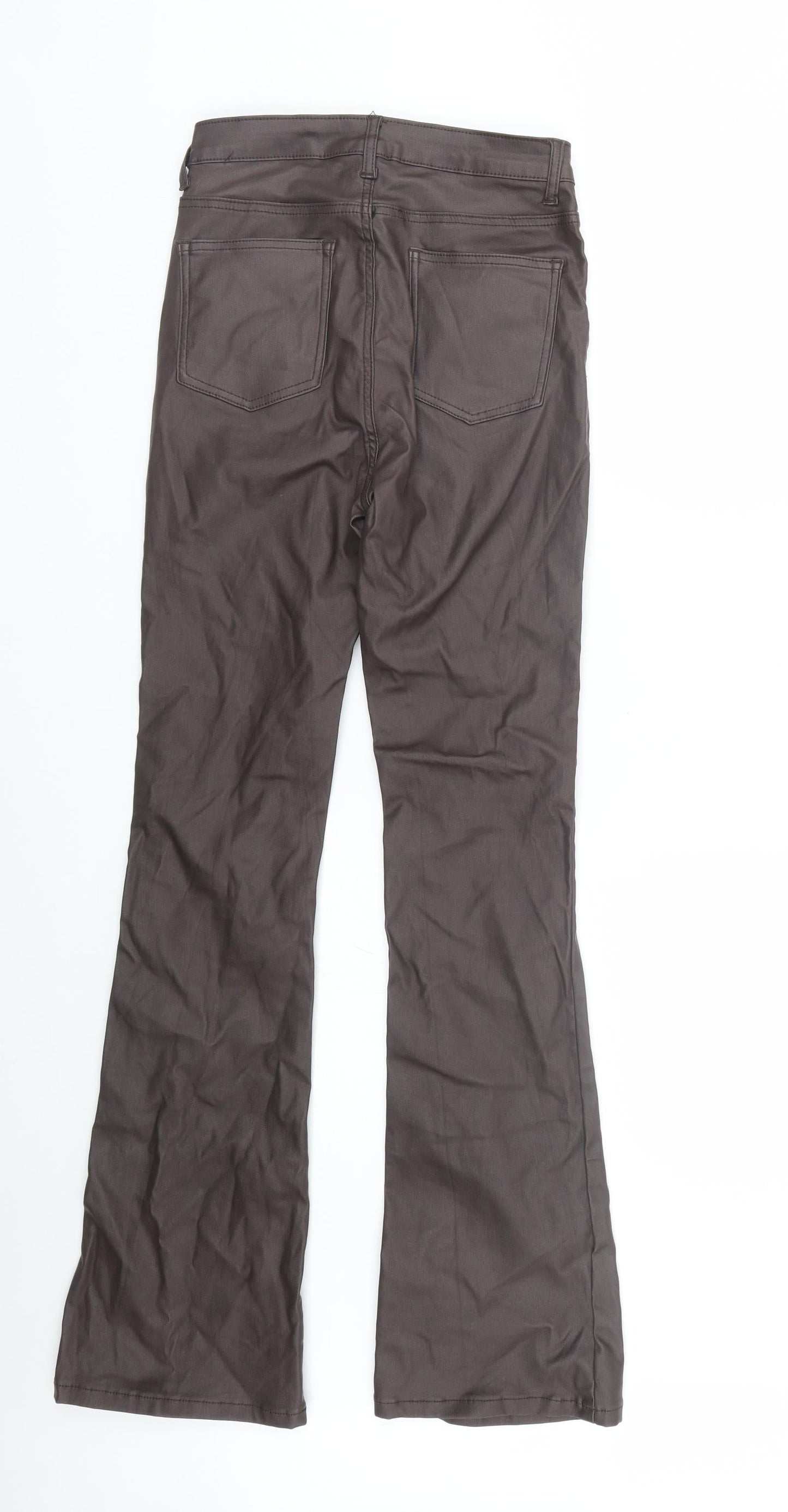 PRETTYLITTLETHING Womens Brown   Capri Jeans Size 8 L31 in