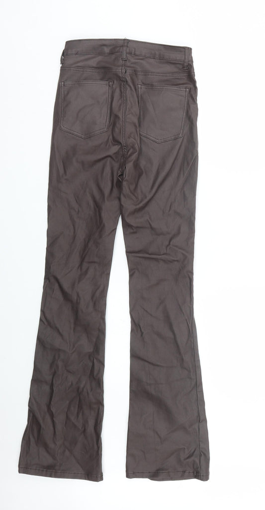 PRETTYLITTLETHING Womens Brown   Capri Jeans Size 8 L31 in