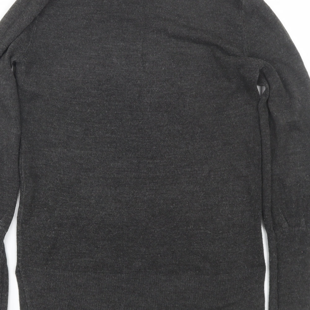 Womens UK Size S M&S Grey Pullover Jumper
