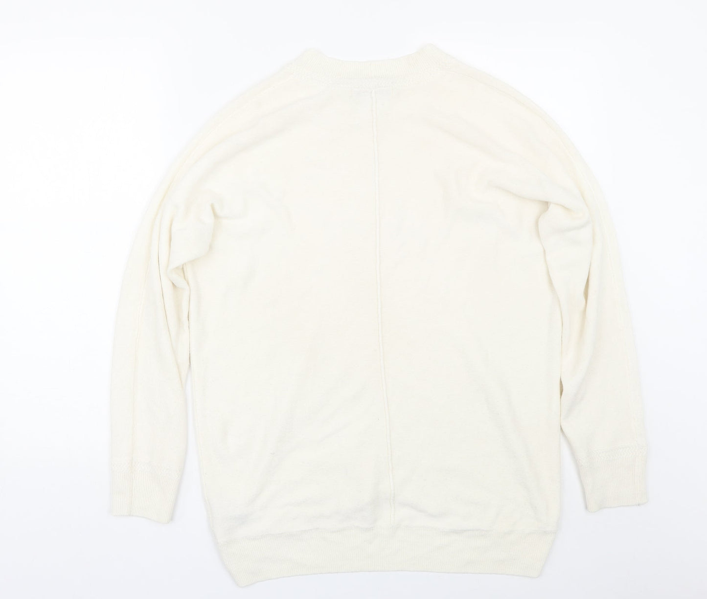 Womens UK Size S NEXT Beige Pullover Jumper
