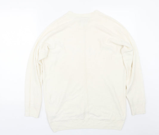 Womens UK Size S NEXT Beige Pullover Jumper