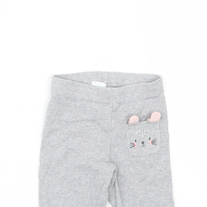 F&F Baby Grey   Capri Trousers Size 6-9 Months
