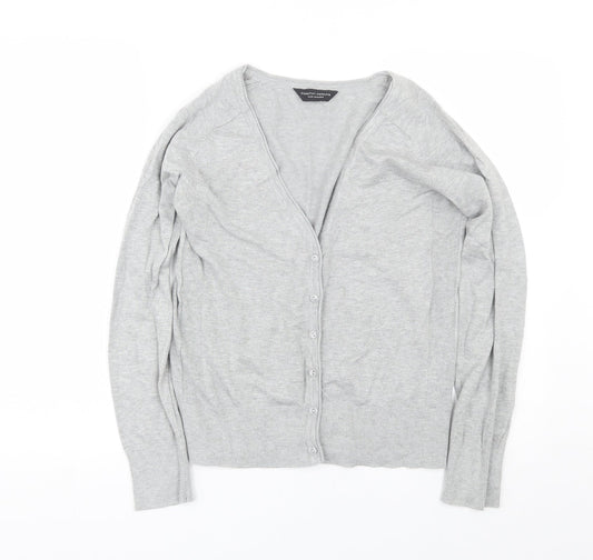 Womens UK Size 12 Dorothy Perkins Grey Cardigan Jumper