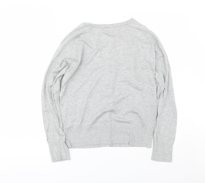 Womens UK Size 12 Dorothy Perkins Grey Cardigan Jumper