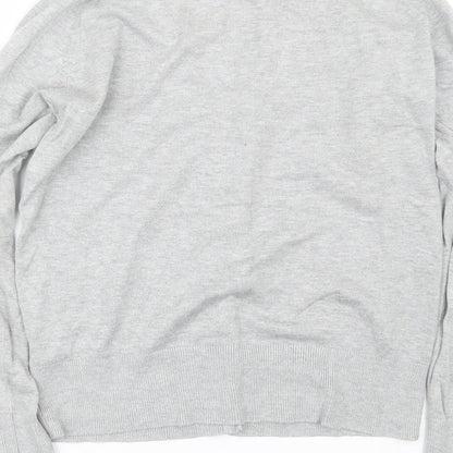 Womens UK Size 12 Dorothy Perkins Grey Cardigan Jumper