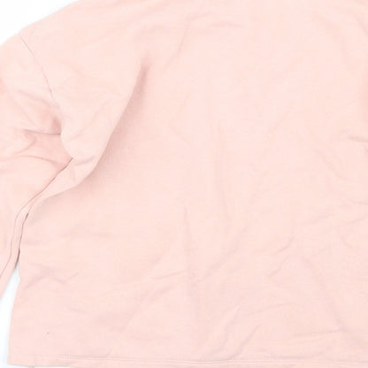 H&M Girls Pink   Pullover Sweatshirt Size 13-14 Years