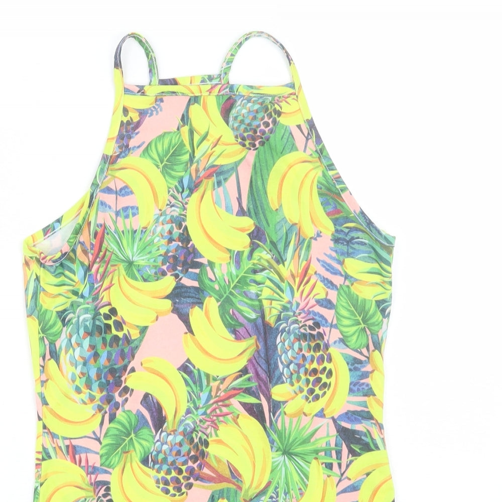 Artmosphere Womens Multicoloured Floral  Jumpsuit One-Piece Size 10