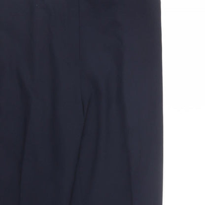 Womens UK Size 16 M&Co Regular Fit  Blue Trousers