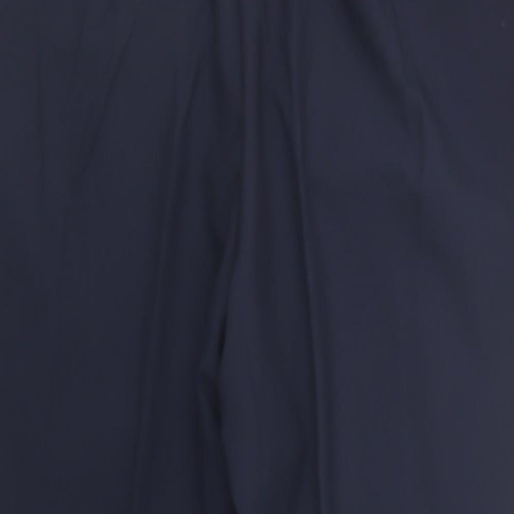 Womens UK Size 16 M&S Regular Fit Carrot Blue Trousers