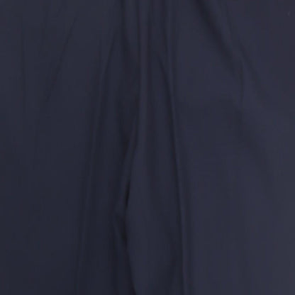 Womens UK Size 16 M&S Regular Fit Carrot Blue Trousers