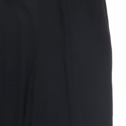 Womens UK Size 14 M&S Slim Fit  Black Trousers