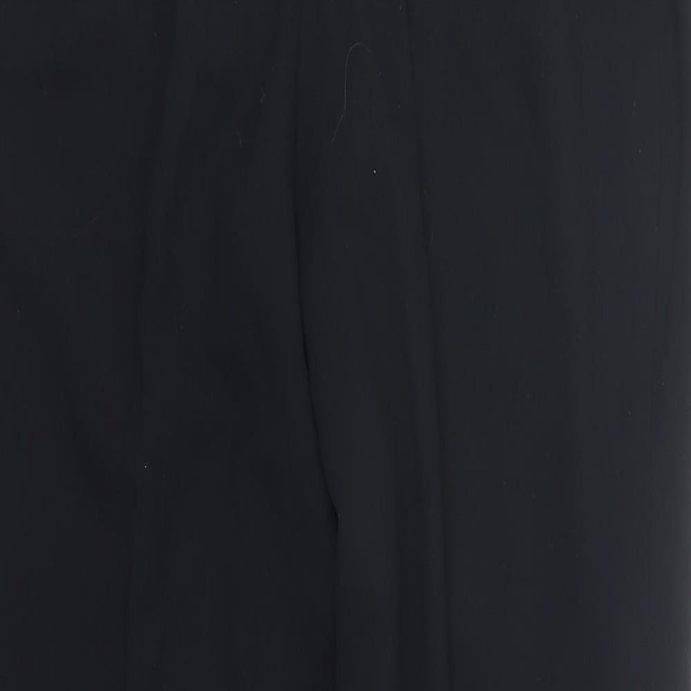 Womens UK Size 14 M&S Slim Fit  Black Trousers