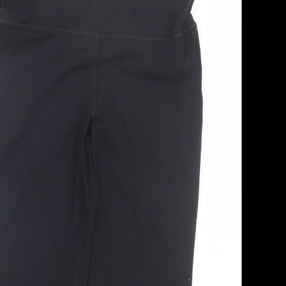 Tuff Womens Black   Cropped Leggings Size L L20 in