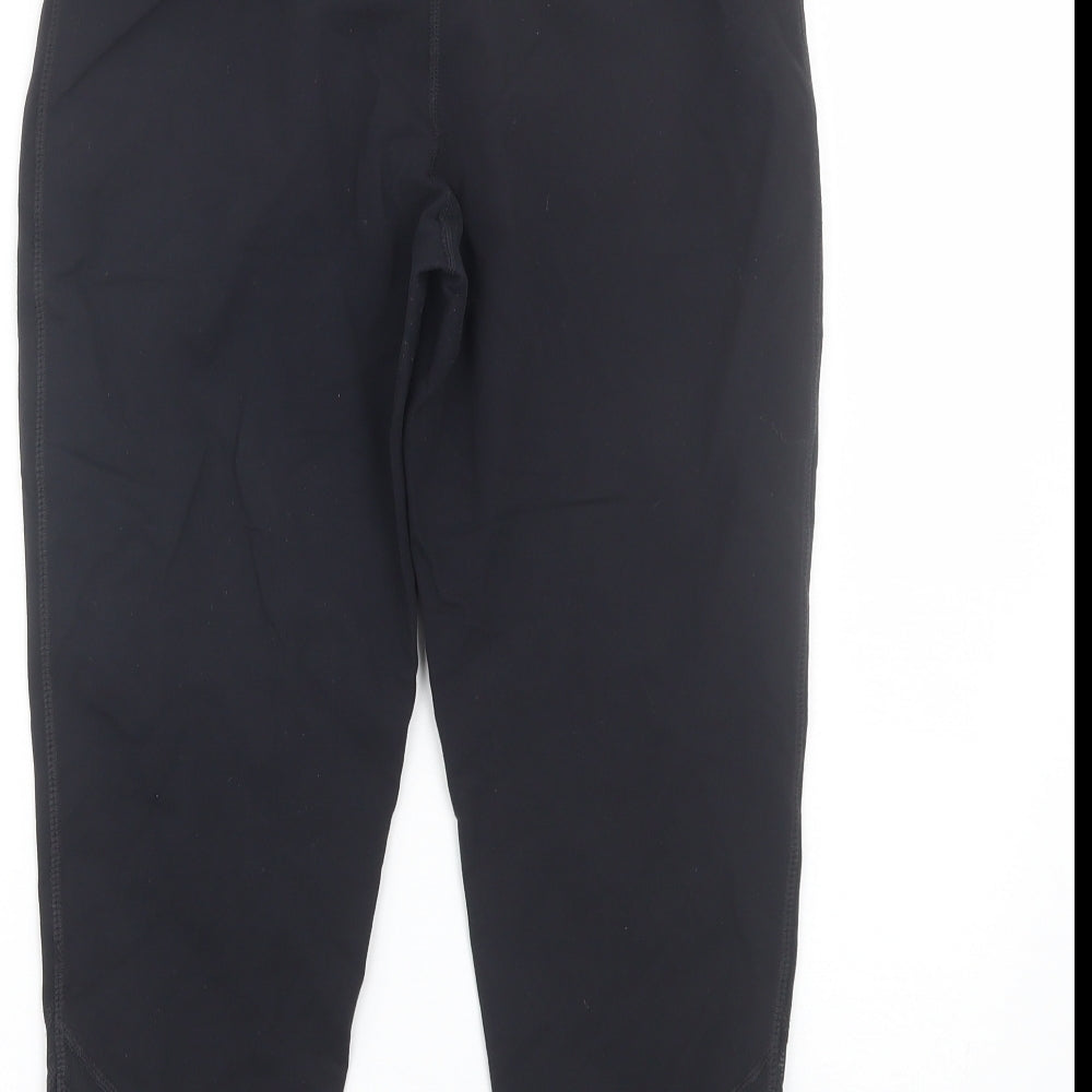 Tuff Womens Black   Cropped Leggings Size L L20 in