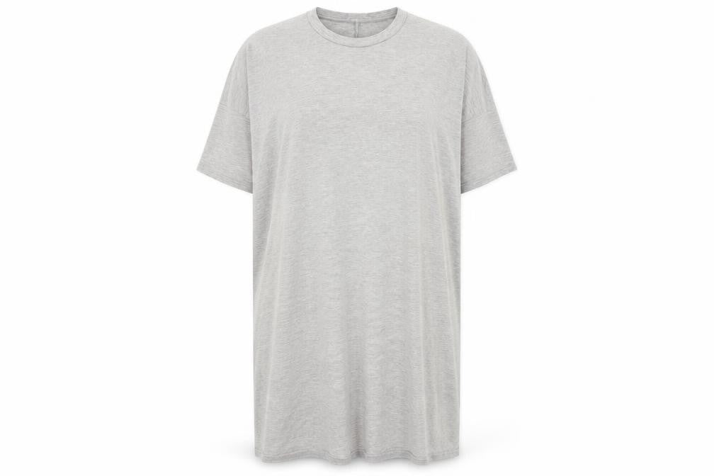 Front view of Daisy & Horidge women’s grey t-shirt dress, size XL