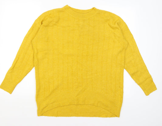 F&F Womens Yellow   Pullover Jumper Size 10
