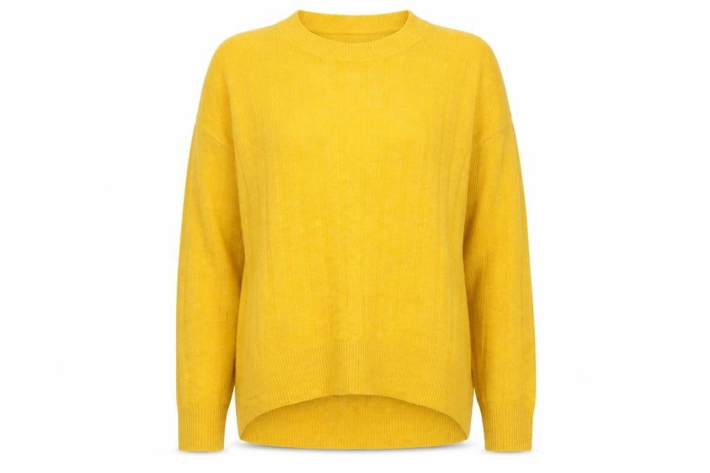 F&F Womens Yellow   Pullover Jumper Size 10