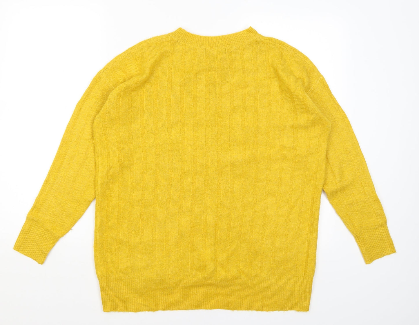 F&F Womens Yellow   Pullover Jumper Size 10