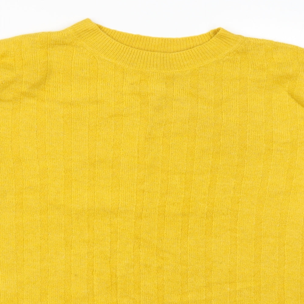 F&F Womens Yellow   Pullover Jumper Size 10
