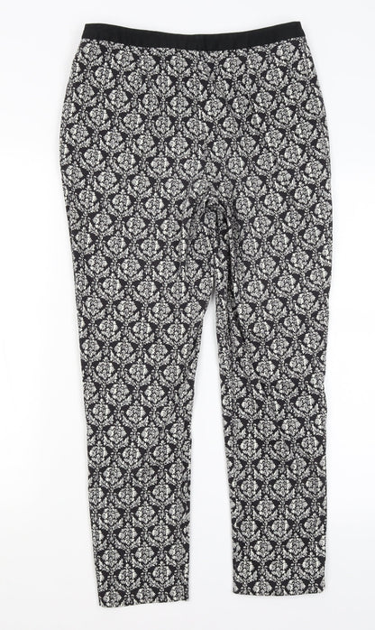 Womens UK Size 10 Atmosphere Regular Fit Capri Black Trousers