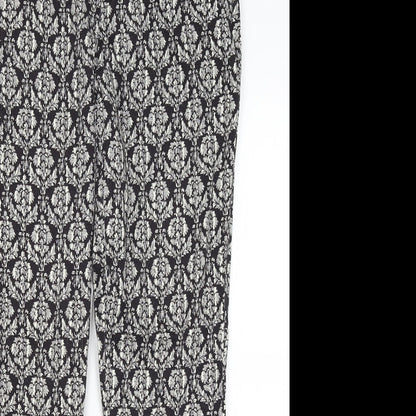 Womens UK Size 10 Atmosphere Regular Fit Capri Black Trousers