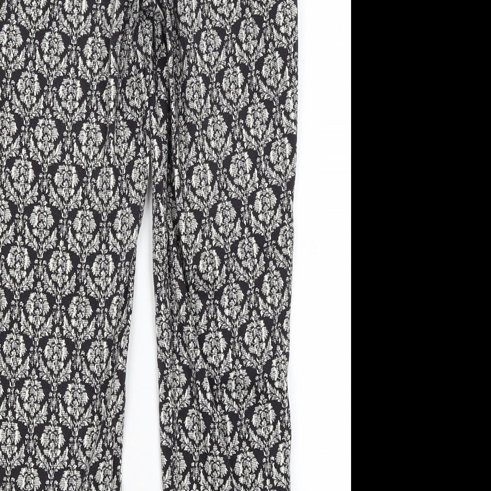 Womens UK Size 10 Atmosphere Regular Fit Capri Black Trousers
