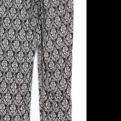 Womens UK Size 10 Atmosphere Regular Fit Capri Black Trousers