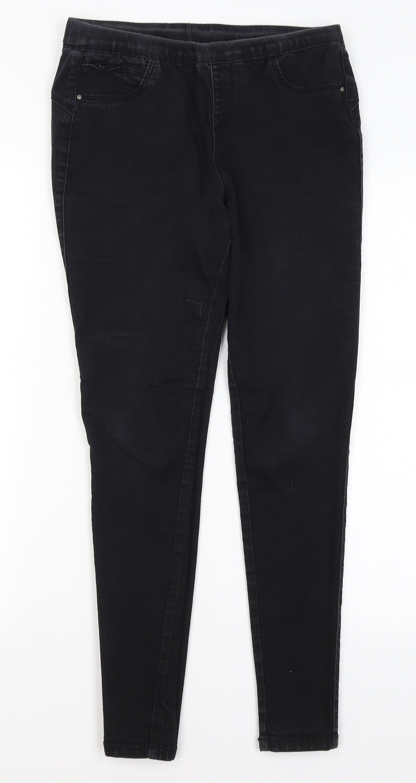 Denim Co Womens Black   Jegging Jeans Size 8 L27 in