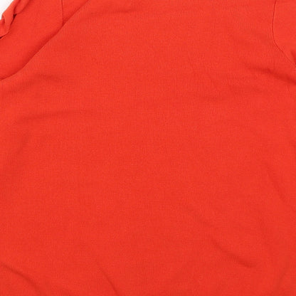 Womens UK Size 12 Soon Red Pullover Jumper