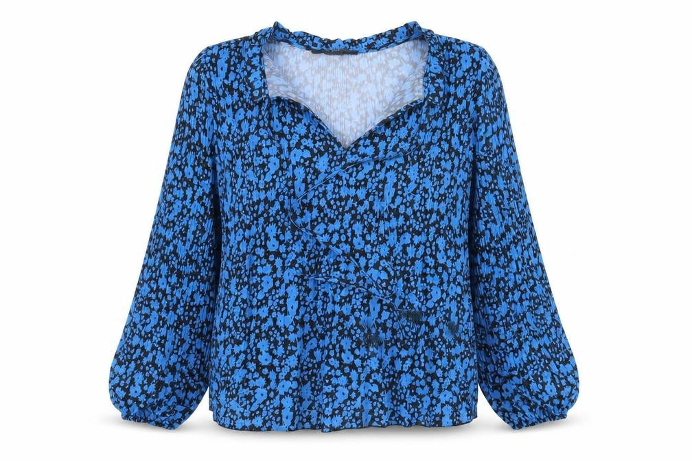 Womens UK Size 6 Primark Blue Basic Blouse