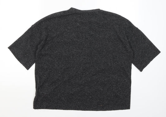Womens UK Size S Zara Grey Pullover Jumper