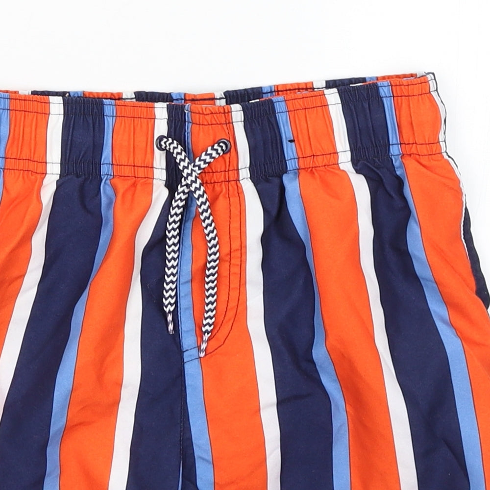 George Boys Blue Striped  Bermuda Shorts Size 9-10 Years