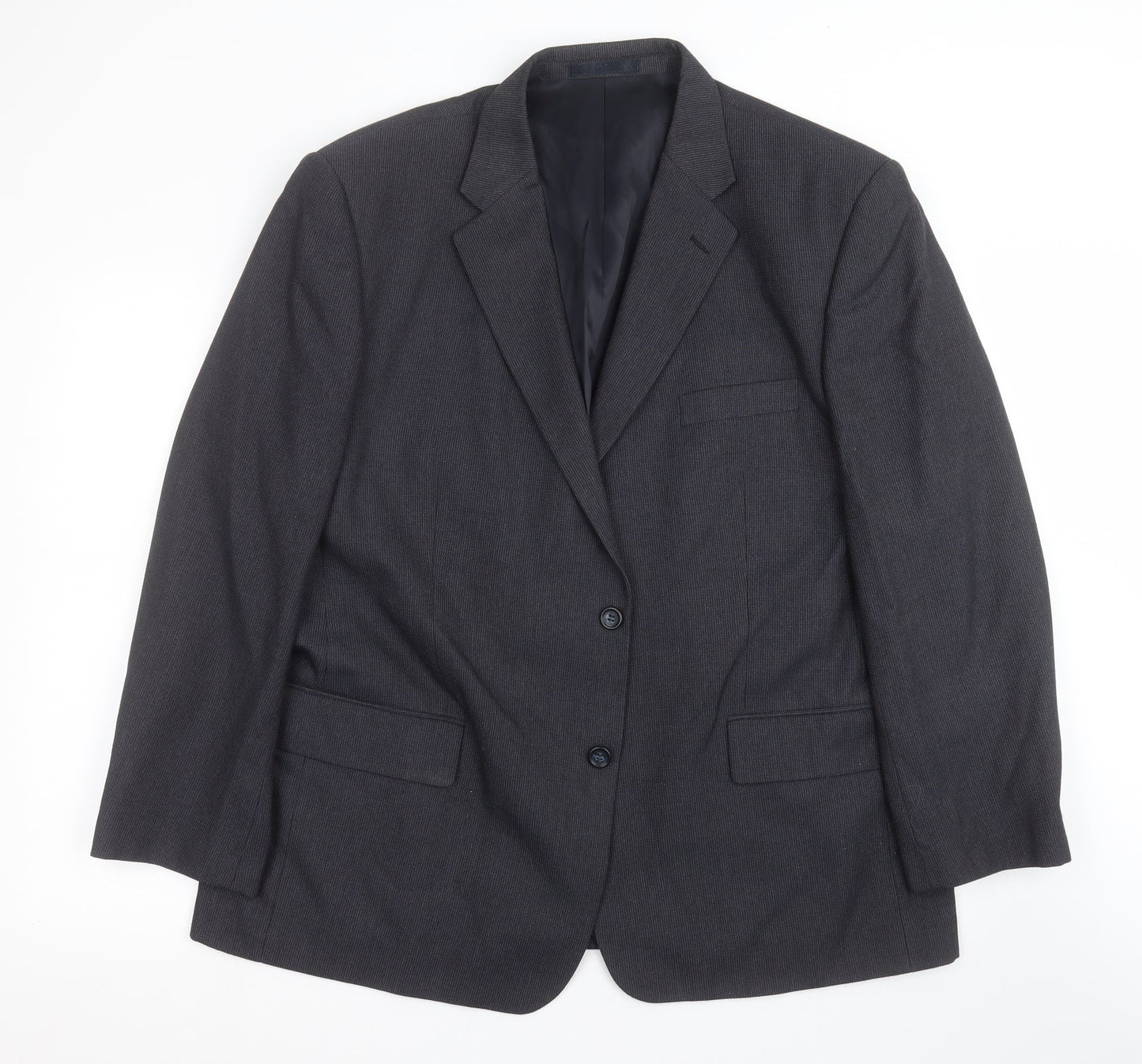 Mens UK Size 46 Charlton Gray Regular Grey Suit Jacket
