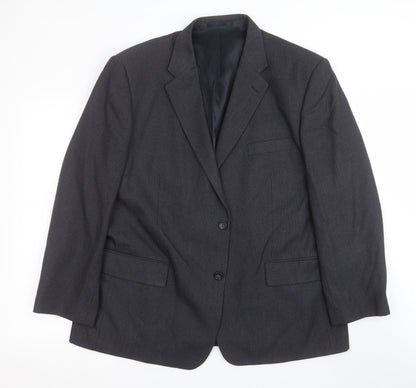 Mens UK Size 46 Charlton Gray Regular Grey Suit Jacket