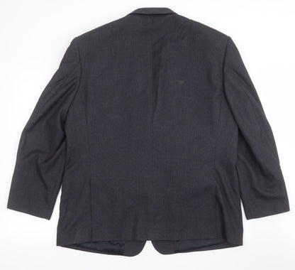 Mens UK Size 46 Charlton Gray Regular Grey Suit Jacket