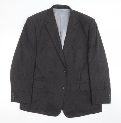 Mens UK Size 46 Charlton Gray Regular Grey Suit Jacket