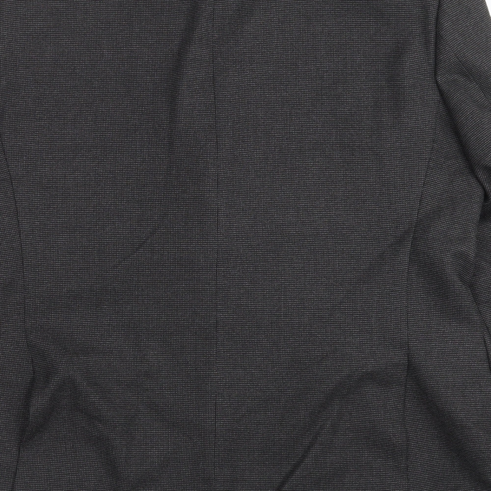 Mens UK Size 46 Charlton Gray Regular Grey Suit Jacket