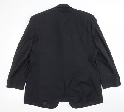 Mens UK Size 44 BHS Regular Black Suit Jacket