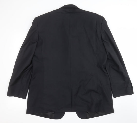 Mens UK Size 44 BHS Regular Black Suit Jacket