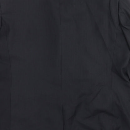 Mens UK Size 44 BHS Regular Black Suit Jacket