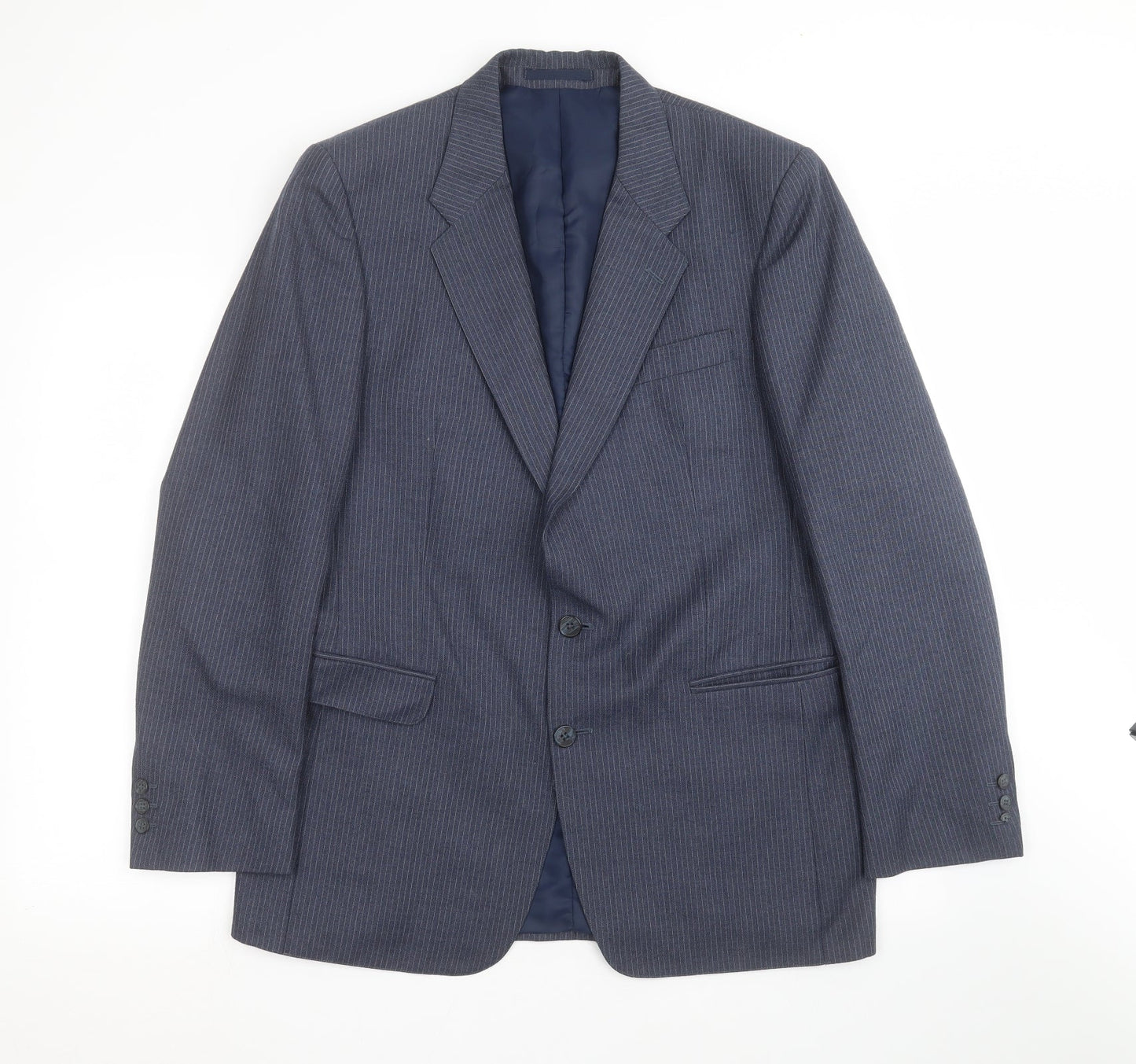 Mens UK Size 40 GREENWOODS Regular Blue Suit Jacket