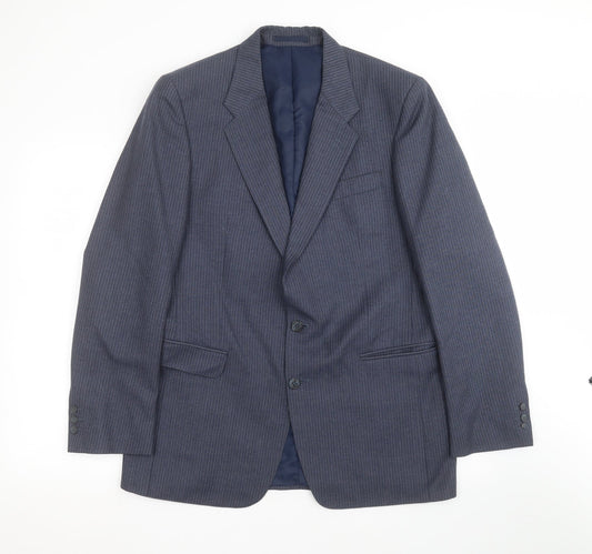 Mens UK Size 40 GREENWOODS Regular Blue Suit Jacket
