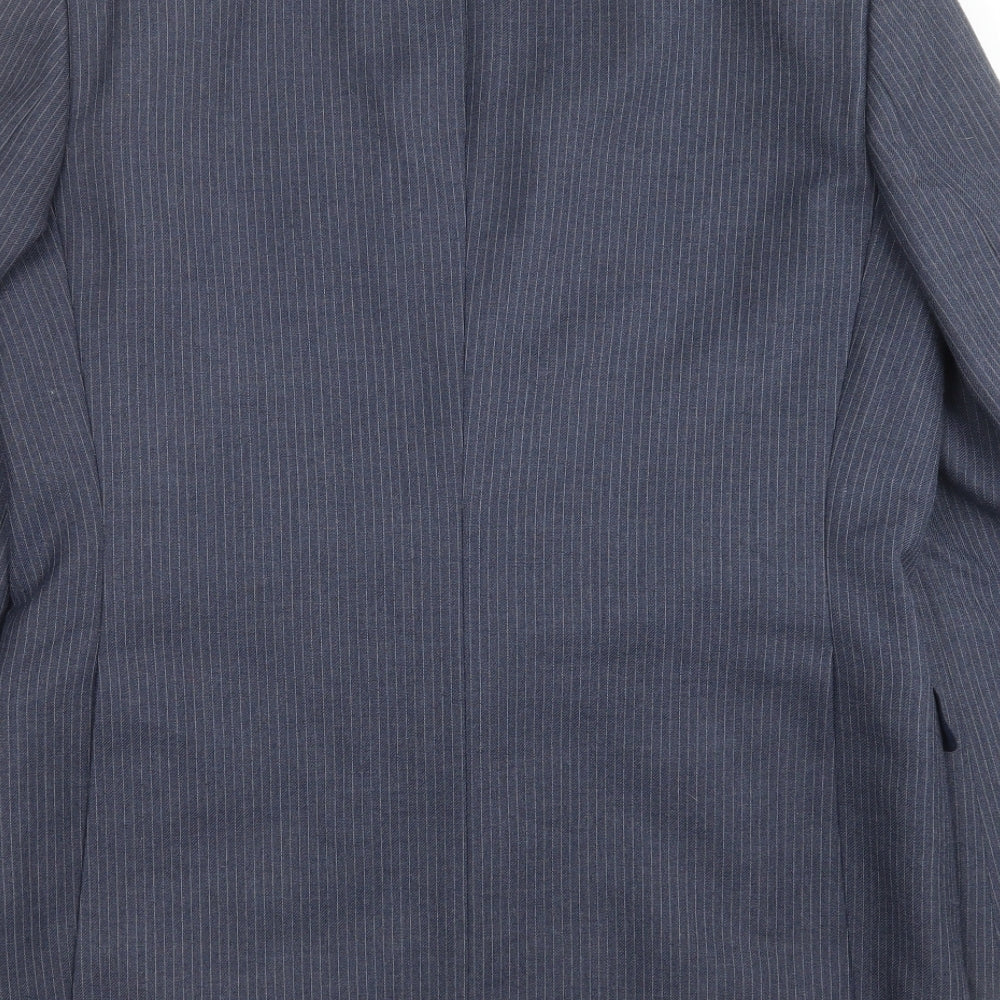 Mens UK Size 40 GREENWOODS Regular Blue Suit Jacket