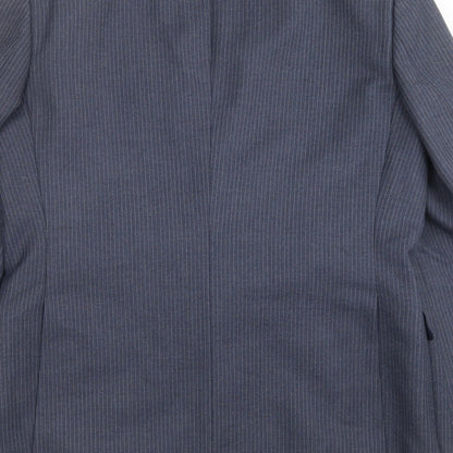 Mens UK Size 40 GREENWOODS Regular Blue Suit Jacket