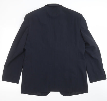 Mens UK Size 42 Marks and Spencer Regular Blue Suit Jacket