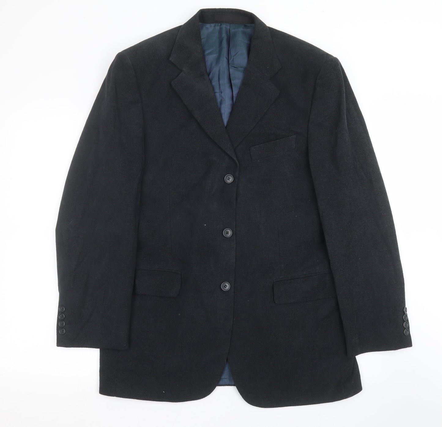 Mens UK Size 40 Marks and Spencer Regular Blue Suit Jacket